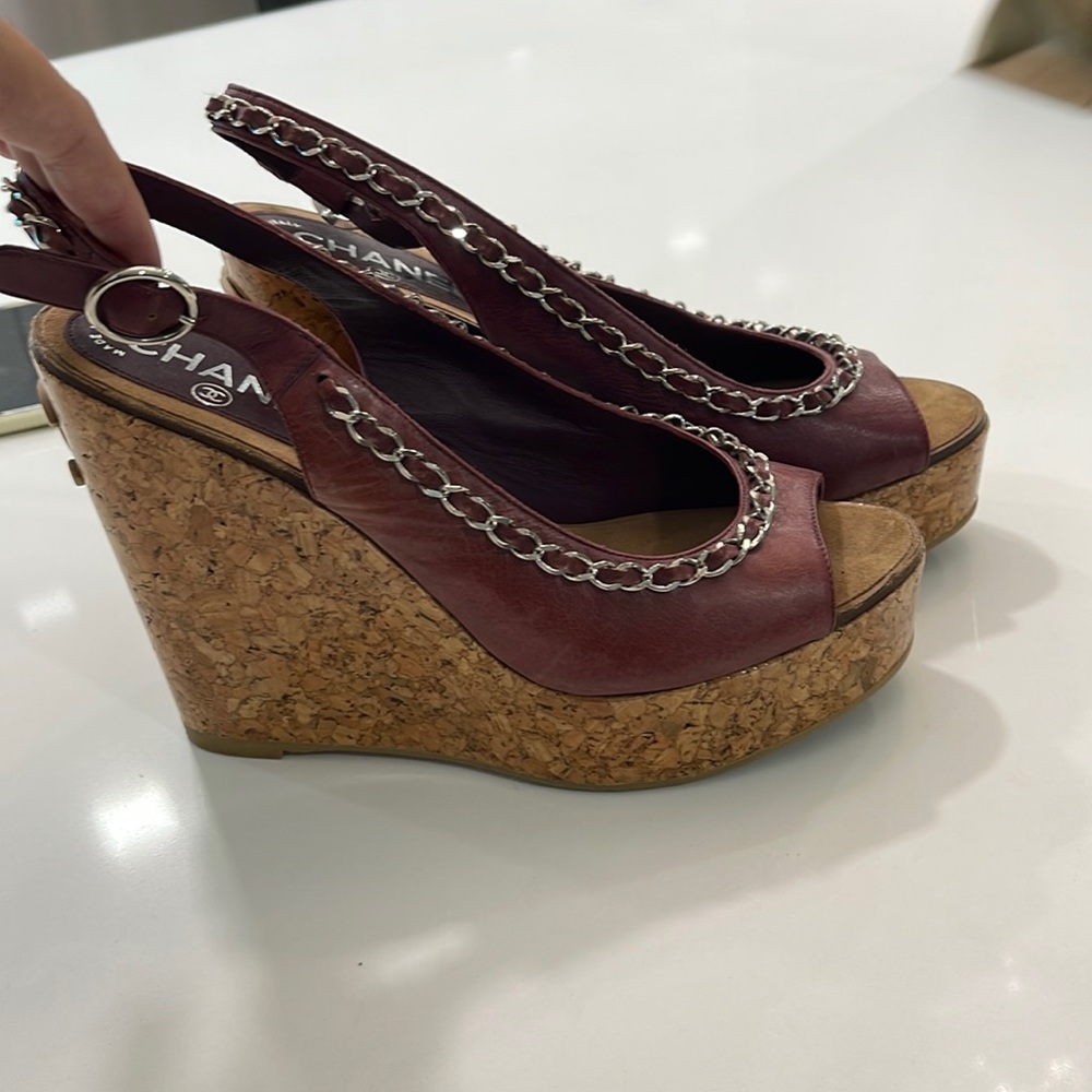 Chanel Wedges